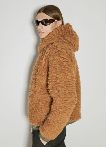 ROA Heavy Furry Jacket Brown roa0154002