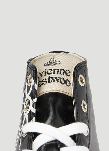 Vivienne Westwood Plimsoll High-Top Sneakers Black vvw0248018