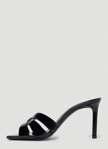 Saint Laurent Tribute High Heel Mules Black sla0253054