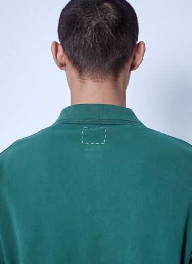 Visvim Mondo Weller S/S DMGD Polo Shirt Green vis0166010