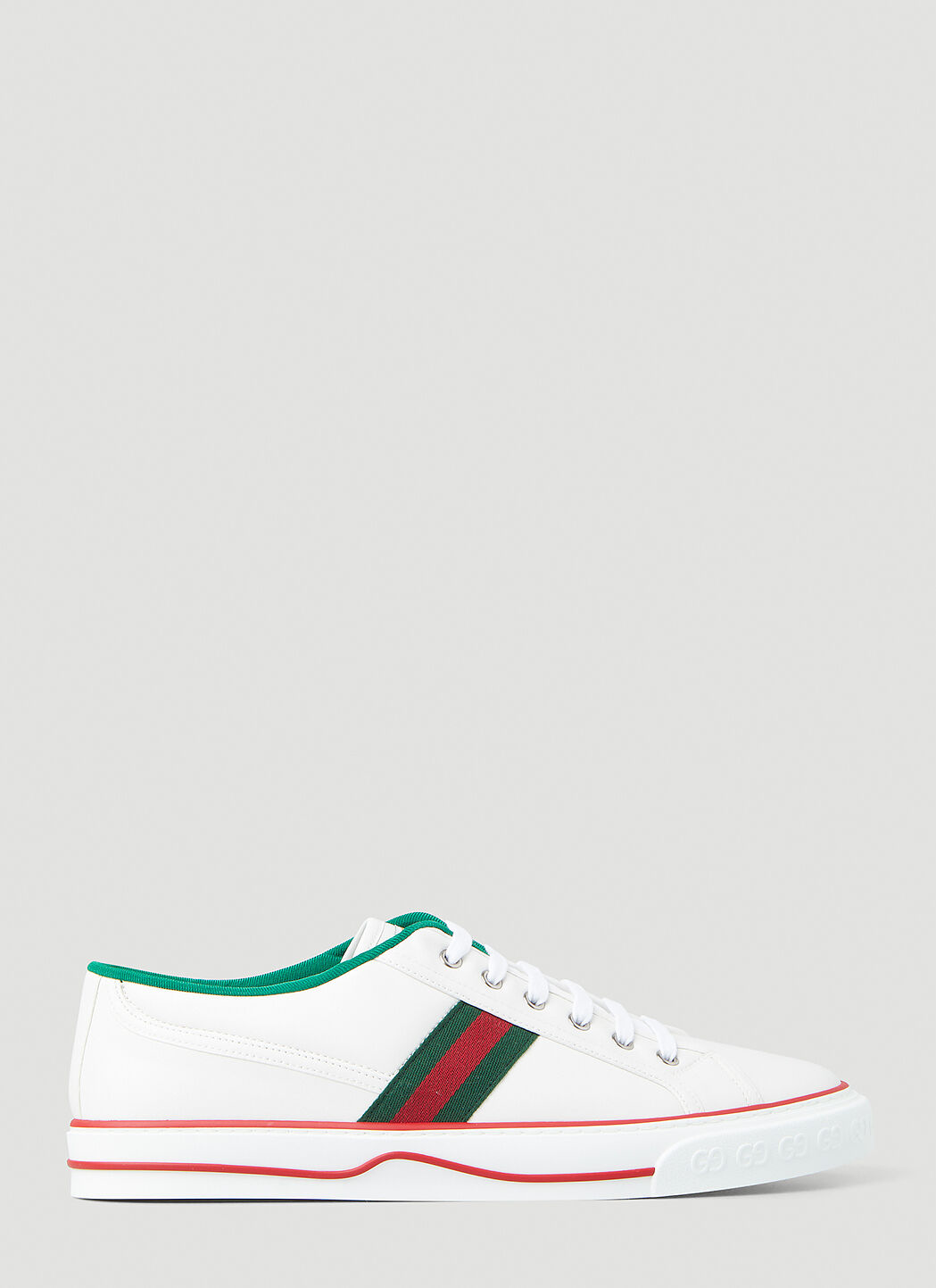 Gucci white outlet slip ons