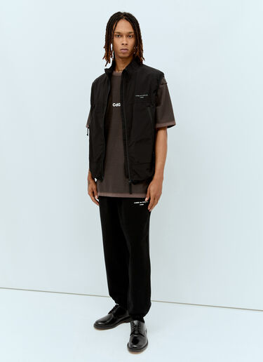 Logo Print Ripstop Vest Comme des Garçons Homme Logo Print Ripstop Vest Black cdh0156001