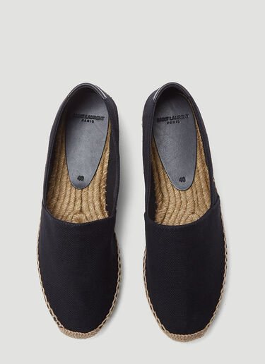 Embroidered Espadrilles Saint Laurent Embroidered Espadrilles Black sla0243039