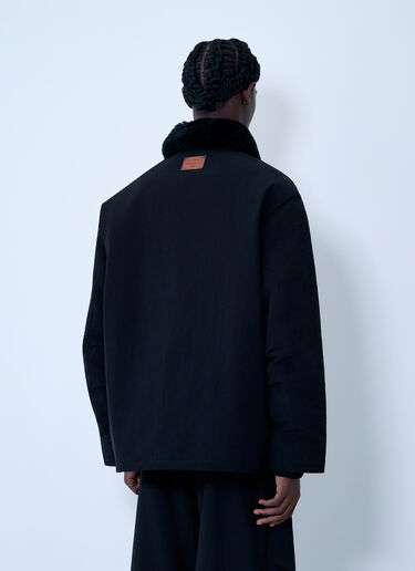 Acne Studios Logo Patch Jacket Black acn0162007
