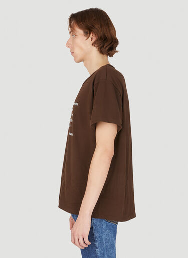 (Di)vision x Won Hundred Co-Branded T-Shirt Brown dwh0348003