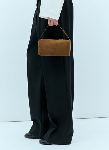 90's Suede Shoulder Bag The Row 90's Suede Shoulder Bag Brown row0255019