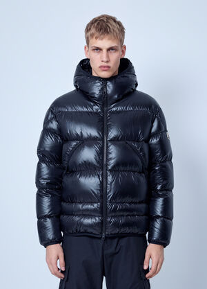 Moncler Anapo Hooded Mid-Length Down Jacket Black mon0166030