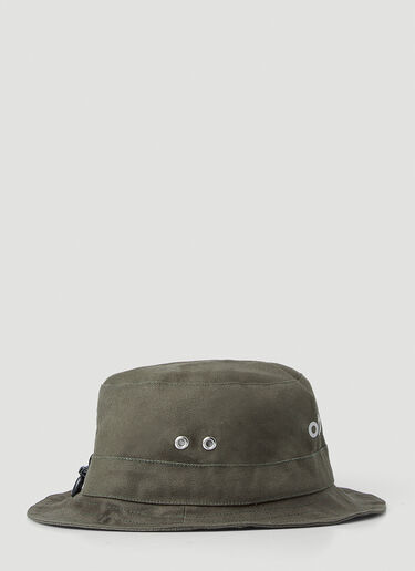 Ostrya Otis Logo Print Bucket Hat Green ost0148025