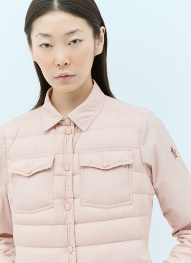 Moncler Grenoble Averau Down Shacket Pink mog0255006