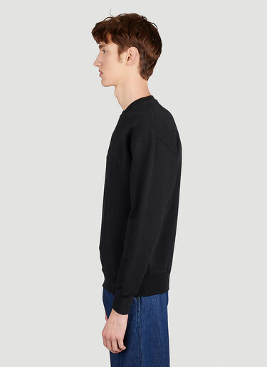 Logo Embroidery Sweatshirt JW Anderson Logo Embroidery Sweatshirt Black jwa0154005