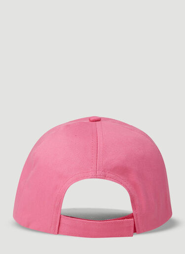 GANNI 徽标刺绣棒球帽 粉色 gan0251003