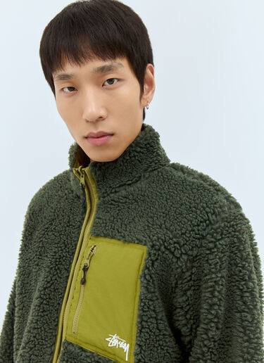 Stüssy Reversible Fleece Jacket Green sts0158012