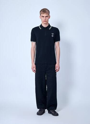 Fred Perry x Craig Green Split Collar Polo Shirt Black fry0166003