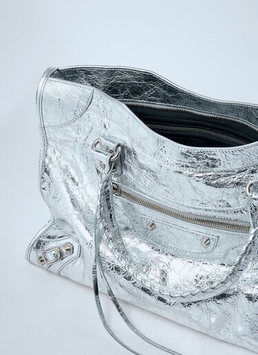 Balenciaga Medium Le City Handbag Silver bal0259041
