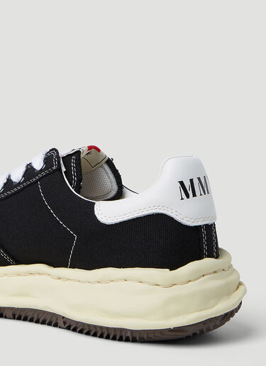 Maison Mihara Yasuhiro 블래키 VL OG 솔 캔버스 스니커즈 블랙 mmy0154016