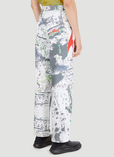 Alive & More Splatter Print Pants White aam0146010