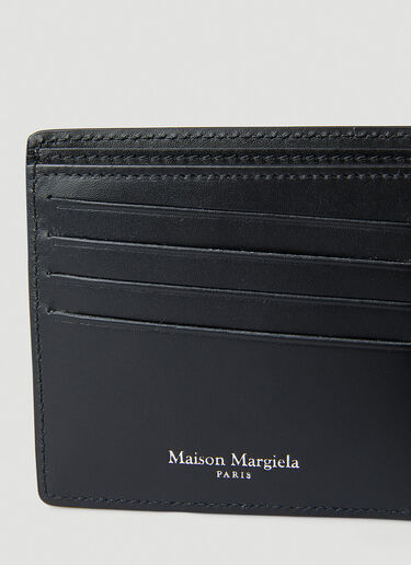 Maison Margiela Faux-Leather Folded Wallet Black mla0148029