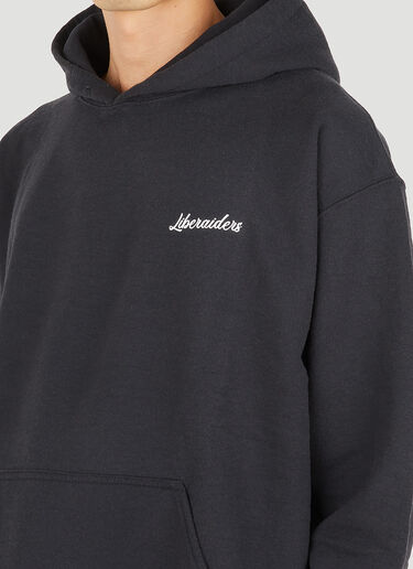 Liberaiders Attitude Hooded Sweatshirt Black lib0151011