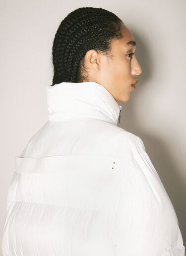 Moncler x Rick Owens Hooded Cyclopic Coat White mcs0358007