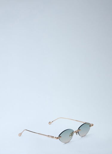 H65 Oval Sunglasses Kuboraum H65 Oval Sunglasses Gold kub0364004