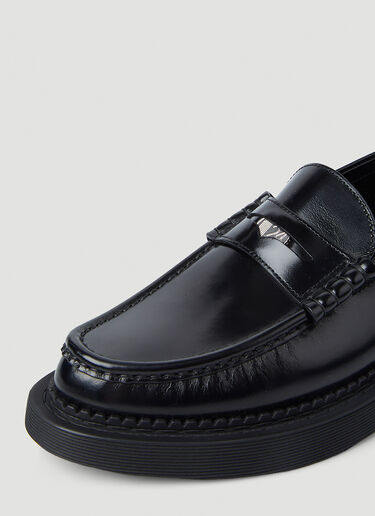 Saint Laurent Anthony Penny Loafers Black sla0145028