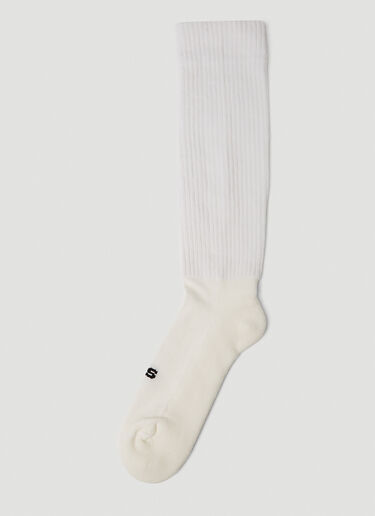 Rick Owens So Cunt Socks White ric0151035