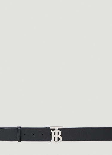 TB Buckle Belt Burberry TB Buckle Belt Black bur0153043