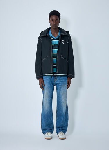 Fred Perry x Craig Green Contrast Stitch Hooded Jacket Black fry0164008