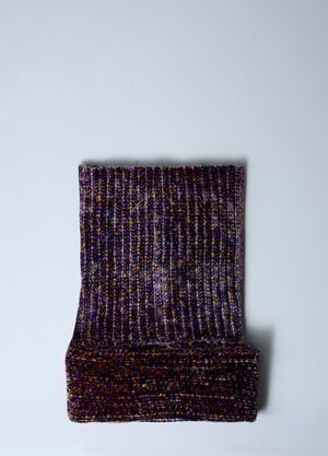 Dries Van Noten Velour Scarf Purple dvn0262016