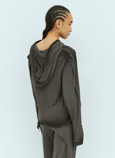 Diesel T-Ago Hooded Sweatshirt Grey dsl0257014
