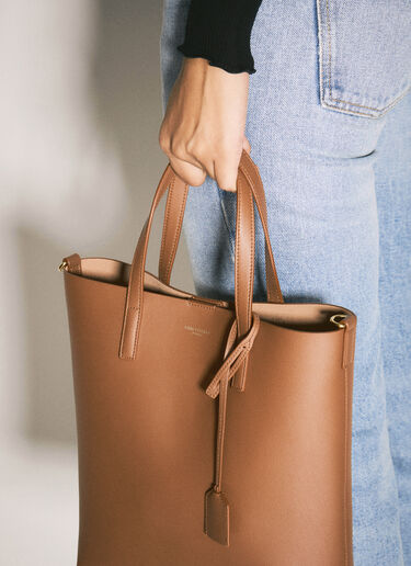 Saint Laurent Shopping Toy Tote Bag Brown sla0257116
