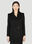 Saint Laurent 피크 라펠 블레이저 블랙 sla0252010