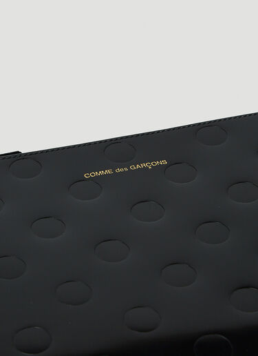 Comme des Garçons Wallet Dots Large Pouch Black cdw0347008