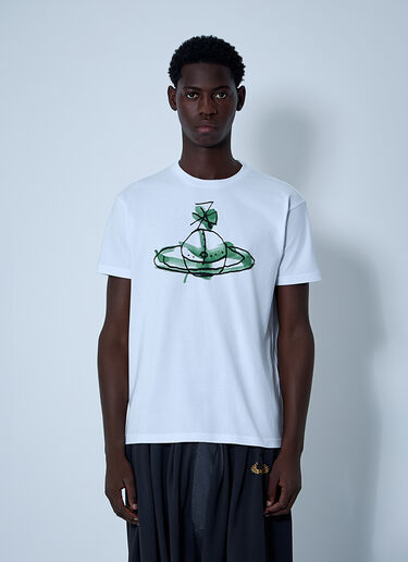 Vivienne Westwood Logo Motif T-Shirt White vvw0161001