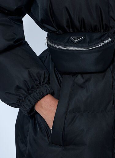 LN-CC® - Prada: Re-Nylon Down Jacket - Black Prada Re-Nylon Down Jacket Black pra0265009