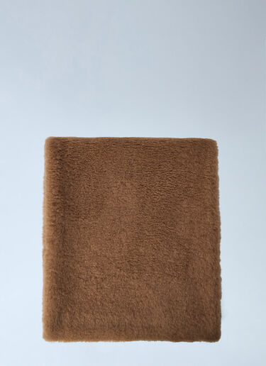 Max Mara Plush Shawl Camel max0266069