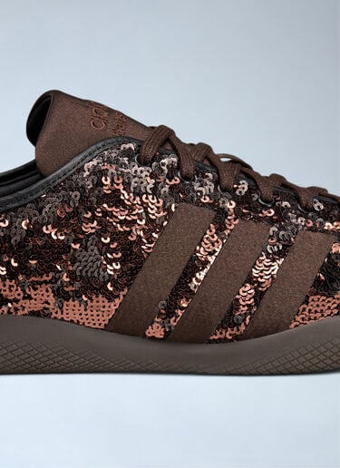 Sequin Karintha Low Satin Sneakers adidas by Wales Bonner Sequin Karintha Low Satin Sneakers Brown awb0163005