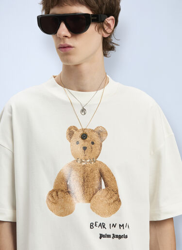 Bear In Mind T-shirt Palm Angels Bear In Mind T-shirt White pma0160007