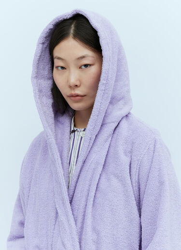 Tekla Hooded Bath Robe Purple tek0349012