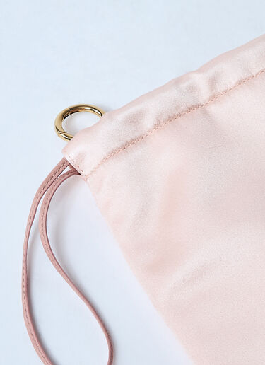 Miu Miu Satin Pouch Pink miu0259044