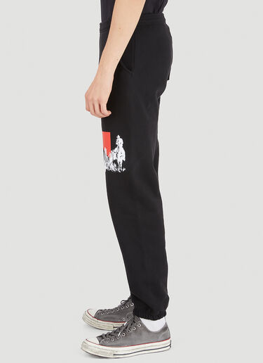 One Of These Days Fence Line Track Pants Black otd0146008