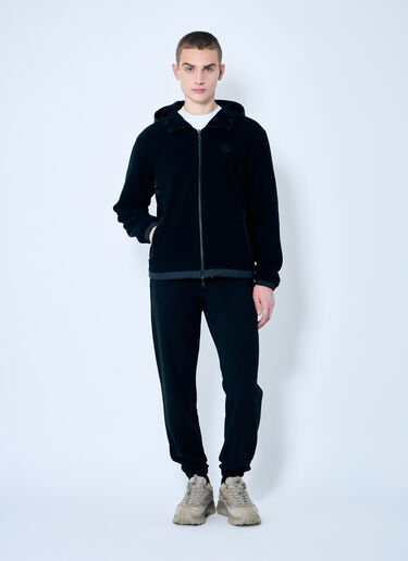 Moncler Fleece Zip-Up Cardigan Black mon0159028