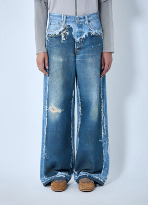 Acne Studios Trompe-L'Oeil Jeans Blue acn0364045
