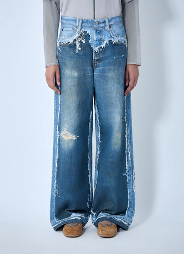 Acne Studios Trompe-L'Oeil Jeans Blue acn0364045