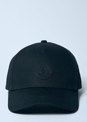 Moncler ロゴパッチ ベースボールキャップ ブラック mon0159055