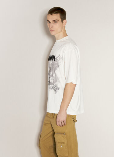 Lanvin x Future ロゴプリントTシャツ  ホワイト lvf0157004