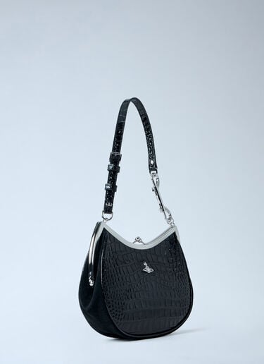 Vivienne Westwood Charm Frame Shoulder Bag Black vvw0263026