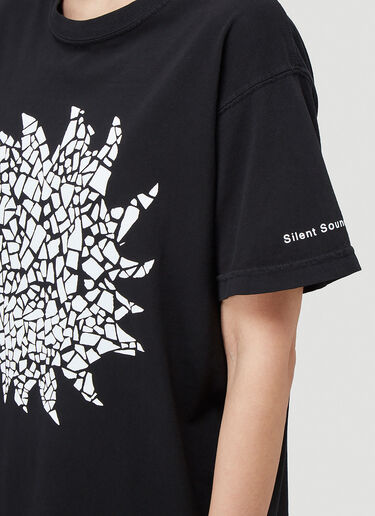 Silent Sound Sun Mosaic T-Shirt Black sls0343003