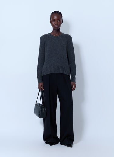 LN-CC® - The Row: Pato Cashmere Sweater - Grey The Row Pato Cashmere Sweater Grey row0266013