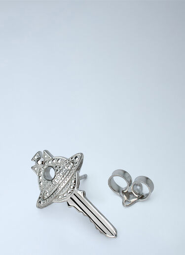 LN-CC® - Vivienne Westwood: Curzio Earrings - Silver Vivienne Westwood Curzio Earrings Silver vvw0366050
